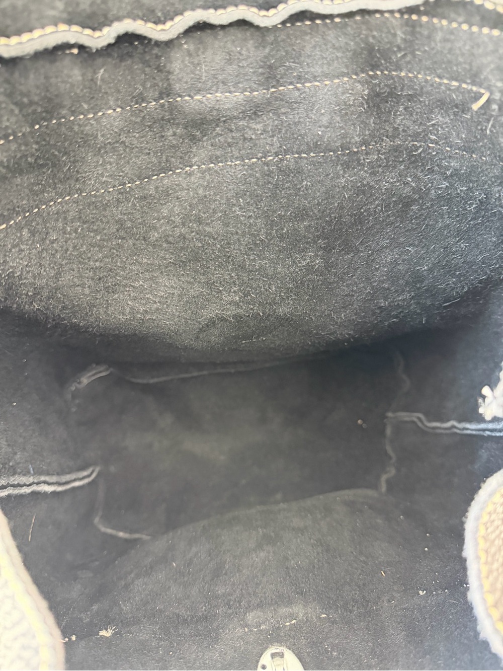 Vintage Roots Canada Black Pebbled Leather Alex Backpack Made in Canada - Picture 8 of 15